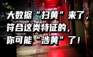 大数据扫黄是每个人都会查吗 - 大数据排查会给打电话吗