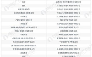 大数据技术企业有哪些，大数据产业典型企业