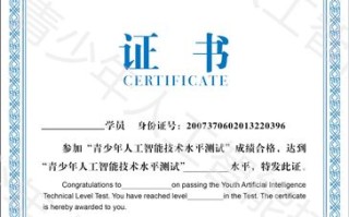 人工智能工程师证书，人工智能工程师证书怎么考