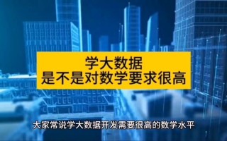 大数据对数学要求高吗（大数据对数学要求水平）