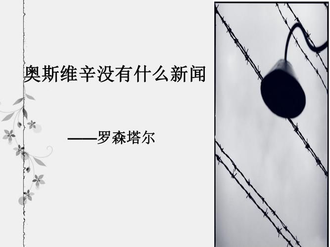 奥斯维辛没有什么新闻 - 奥斯维辛没有什么新闻原文-第6张图片-华田资讯 奥斯维辛没有什么新闻 - 奥斯维辛没有什么新闻原文-第6张图片-华田资讯
