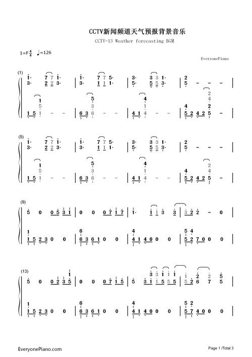 新闻联播主题曲(新闻联播主题曲简谱)-第3张图片-华田资讯 新闻联播主题曲(新闻联播主题曲简谱)-第3张图片-华田资讯