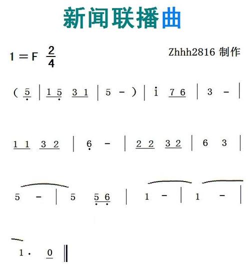 新闻联播主题曲简谱 - 新闻联播主题曲简谱图片-第8张图片-华田资讯 新闻联播主题曲简谱 - 新闻联播主题曲简谱图片-第8张图片-华田资讯