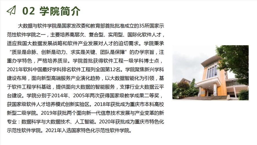 重庆大学大数据与软件学院(重庆大学大数据与软件学院怎么样)-第3张图片-华田资讯 重庆大学大数据与软件学院(重庆大学大数据与软件学院怎么样)-第3张图片-华田资讯