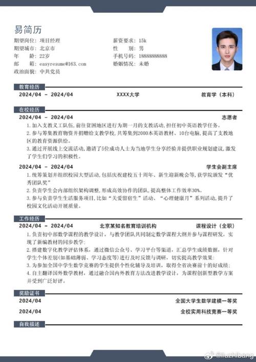 人工智能专业个人简历 - 应聘人工智能岗位简历-第1张图片-华田资讯 人工智能专业个人简历 - 应聘人工智能岗位简历-第1张图片-华田资讯