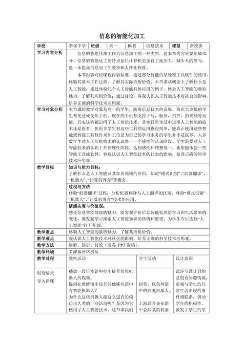 信息技术试讲人工智能,信息技术初识人工智能教案-第1张图片-华田资讯 信息技术试讲人工智能,信息技术初识人工智能教案-第1张图片-华田资讯